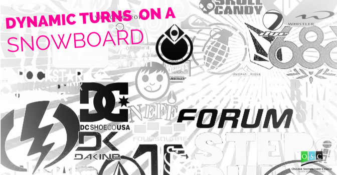 Dynamic Turns on A Snowboard